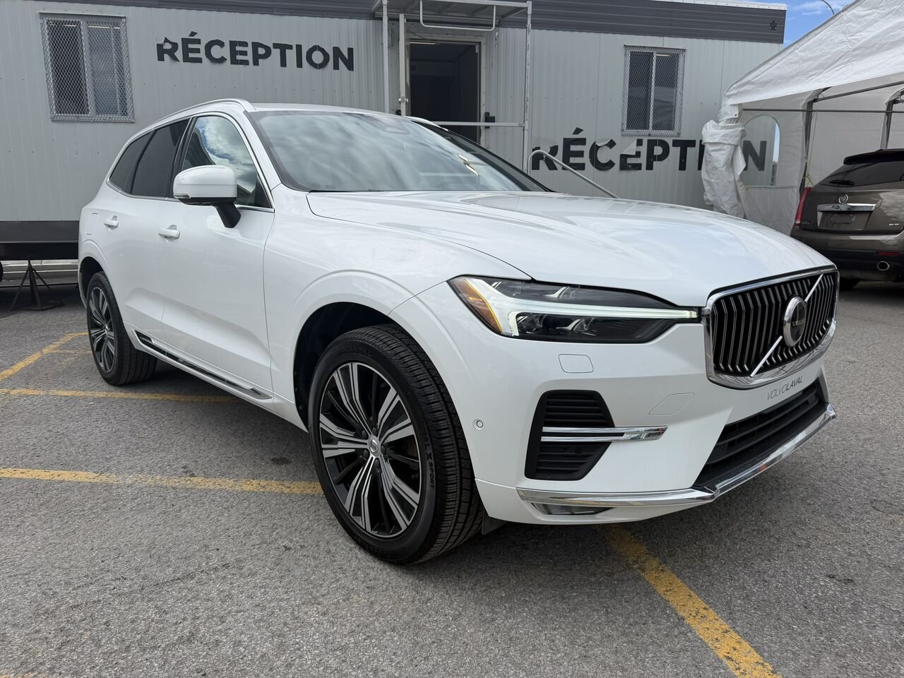 Volvo XC60 B6 Ultimate AWD 2023 Blanc Laval - photo #6