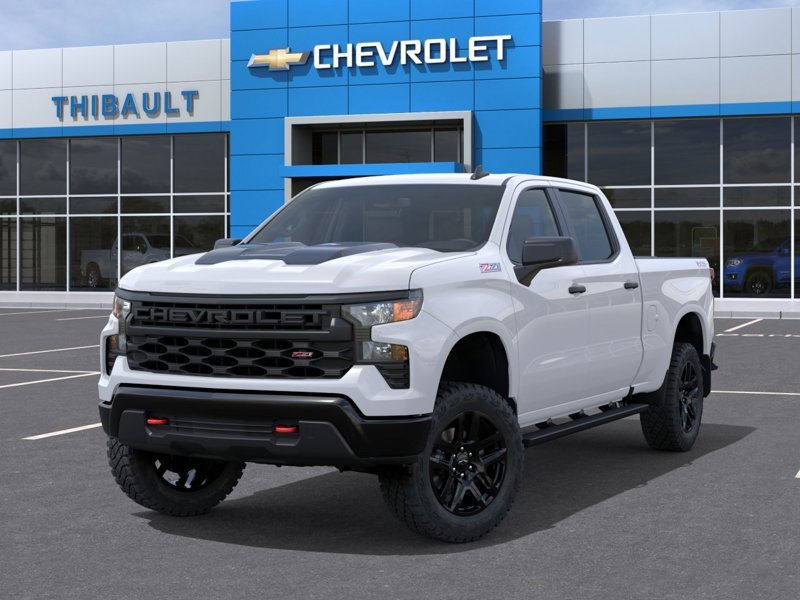 CHEVROLET SILVERADO 1500 Custom Trail Boss cabine multiplace 4RM 157 po 2026 Blanc Sherbrooke - photo #5