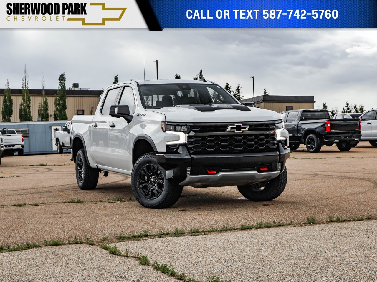 2022 Chevrolet Silverado 1500 4WD Crew Cab 147 ZR2 White Sherwood Park - photo #0