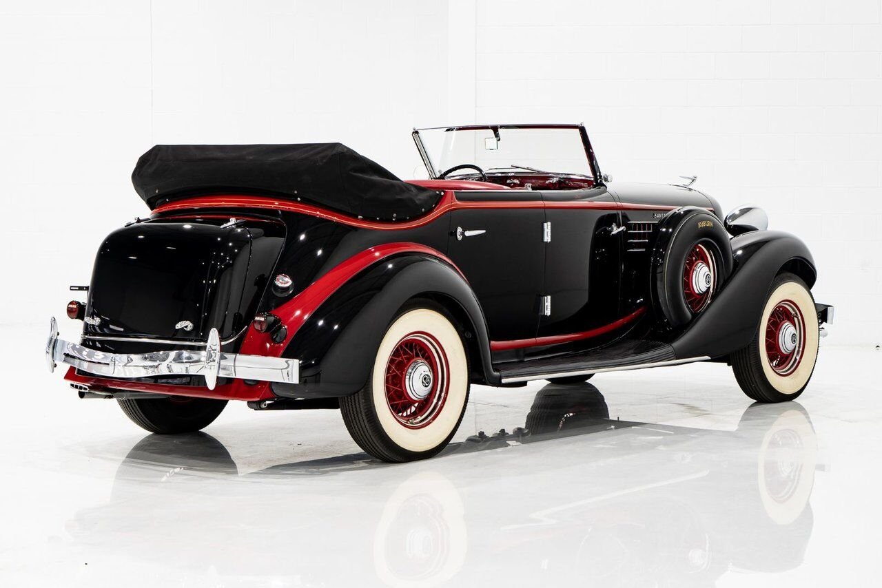 Auburn 851 Supercharge Phaeton **PRIX EN USD** 1935 Noir Montréal - photo #31