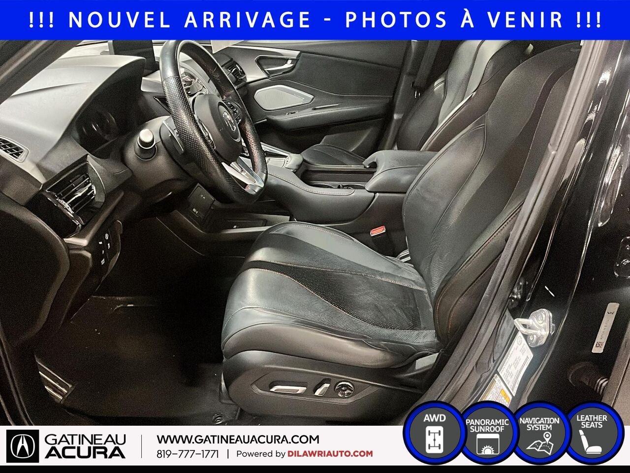 Acura RDX A-Spec SH-AWD 2022 Noir Ottawa & Gatineau - photo #9