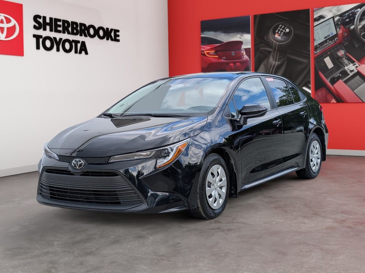 Toyota Corolla L/AC/CAMÉRA DE RECUL/COMMANDES AUDIO AU VOLANT/BLUETOOTH 2024 Noir minuit métallisé Sherbrooke - photo #0