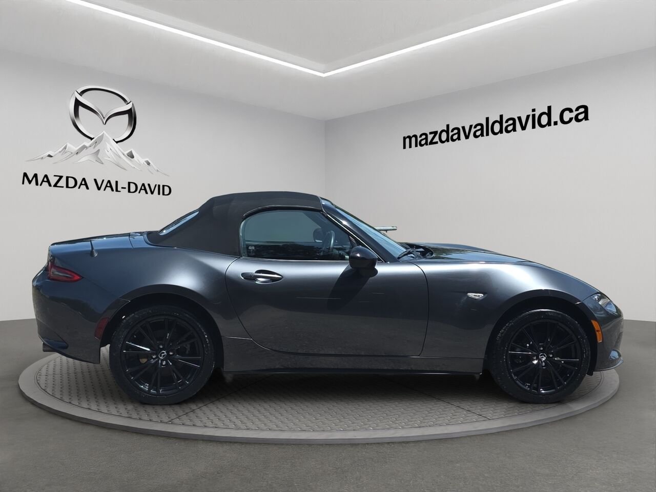 Mazda MX-5 GS BM, NAVIGATION, CAMÉRA DE RECUL, DÉCAPOTABLE 2024 Gris Val-David - photo #3