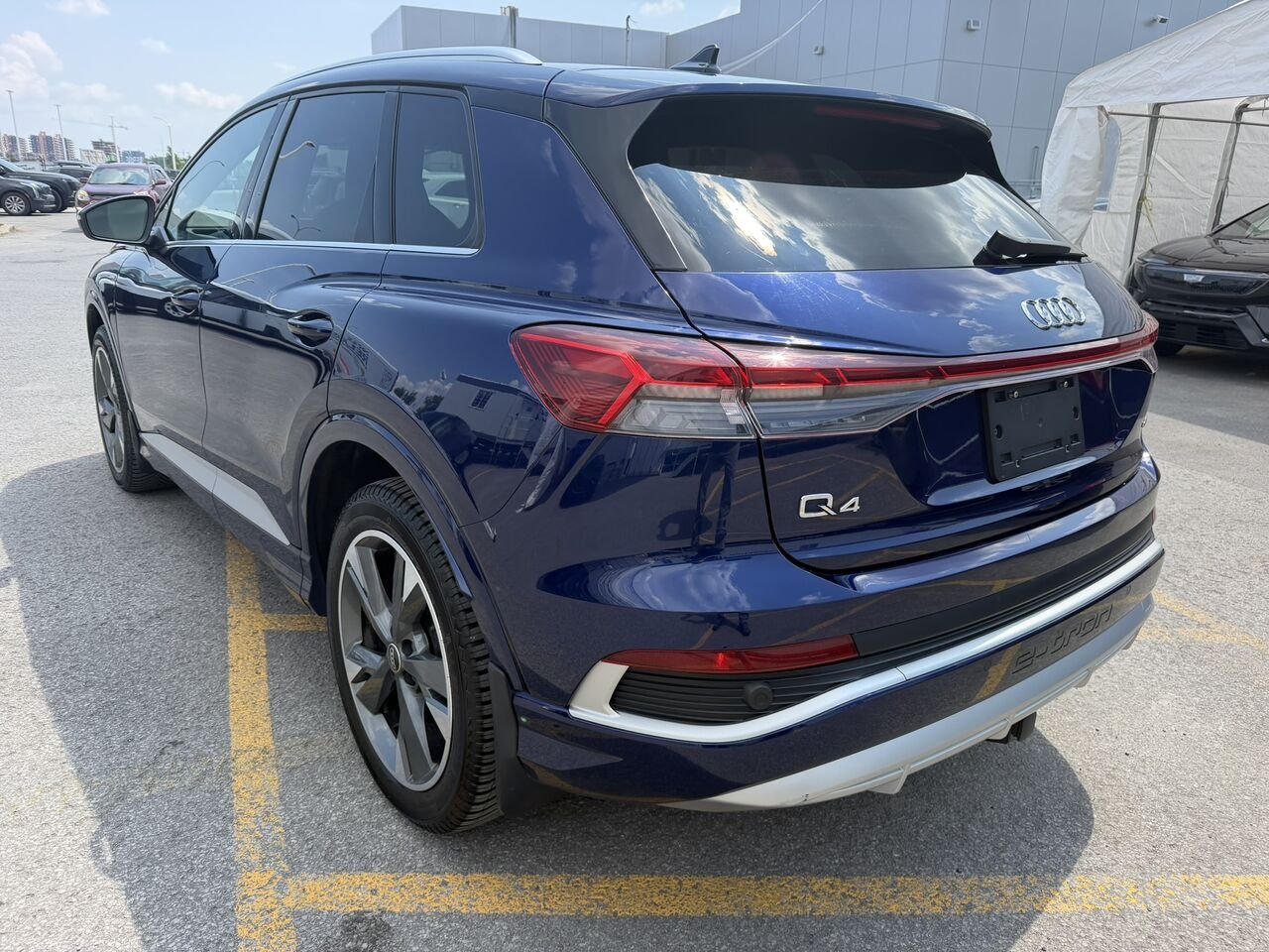 Audi Q4 e-tron 50 quattro 2023 Bleu Laval - photo #10