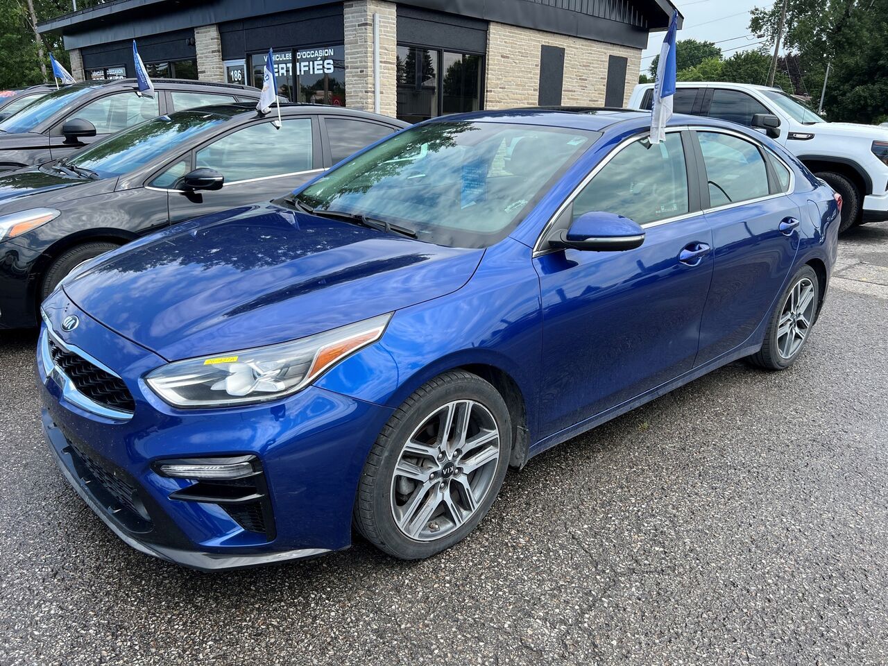 Blue 2020 Kia Forte Sedan Front-Wheel Drive Automatic