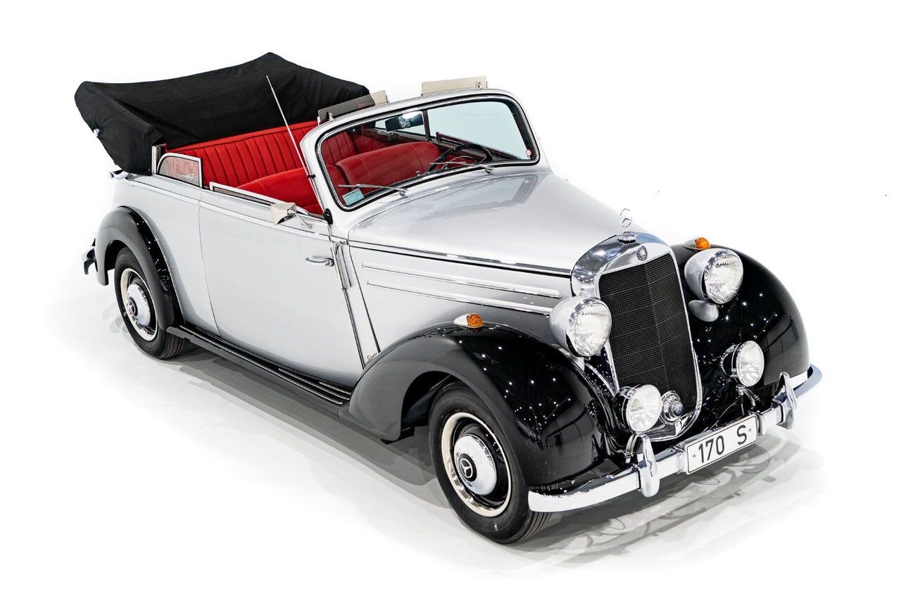 1950 Mercedes-Benz 170S Cabriolet B Wonderfully Presented Old Restoration Grey Montreal - photo #60