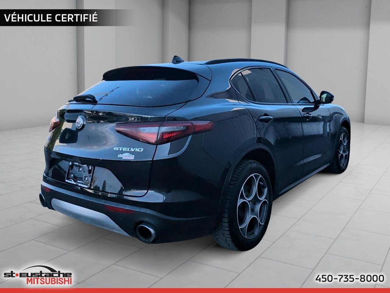 Alfa Romeo Stelvio 2018 Noir Saint-Eustache - photo #3