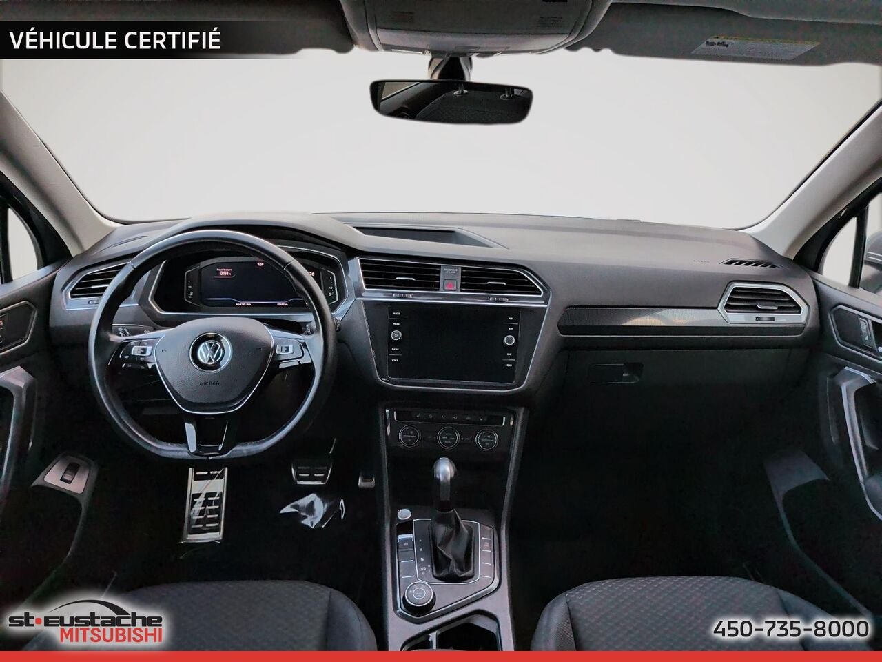 Volkswagen Tiguan-UNITED-TOIT PANO-BANC CHAUFF-AWD-TURBO 2021 Gris Saint-Eustache - photo #8