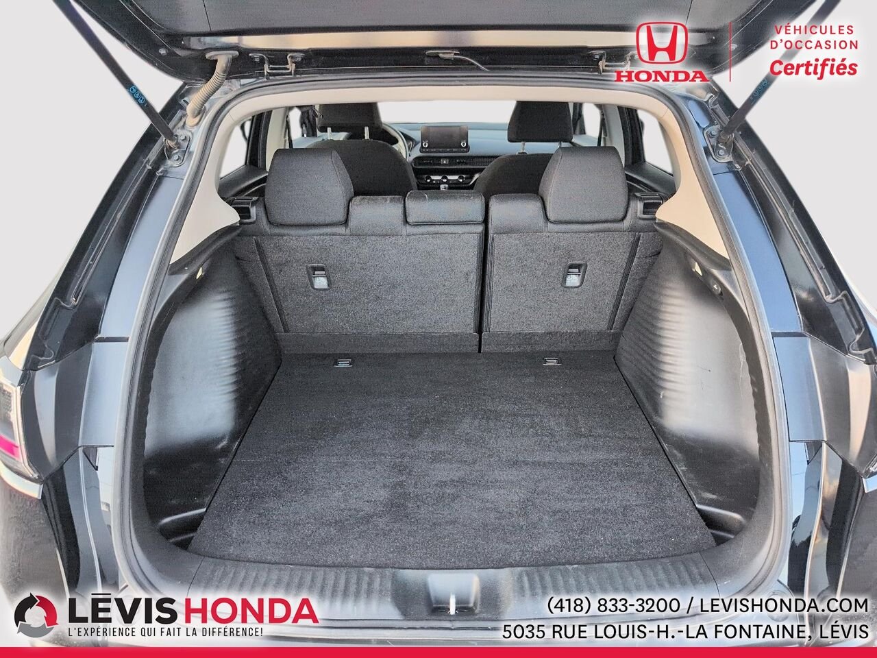 Honda HR-V LX AWD LX Traction Intégrale CVT 2023 Noir Lévis - photo #13