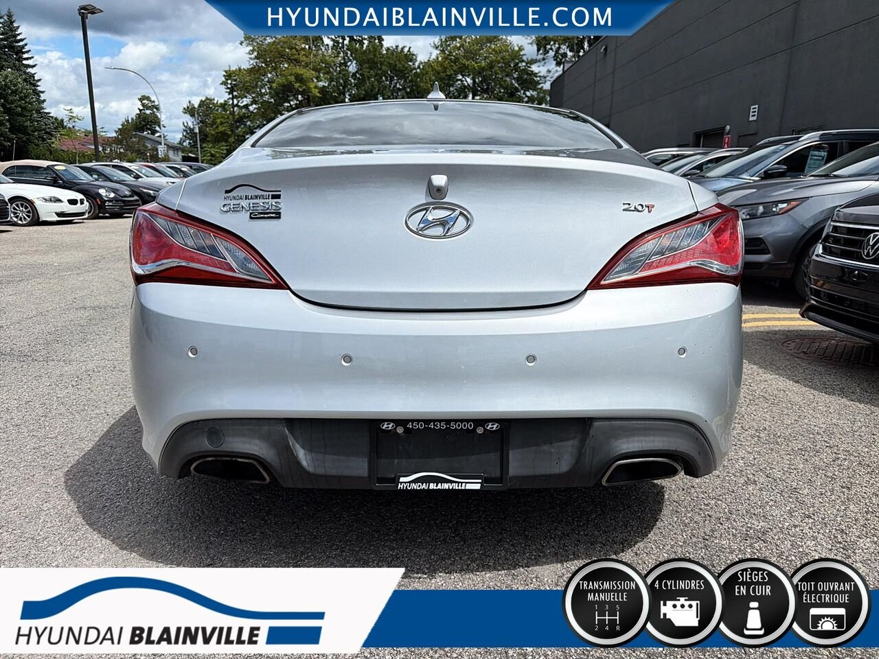 Hyundai Coupé Genesis 2014 Argent Blainville - photo #4