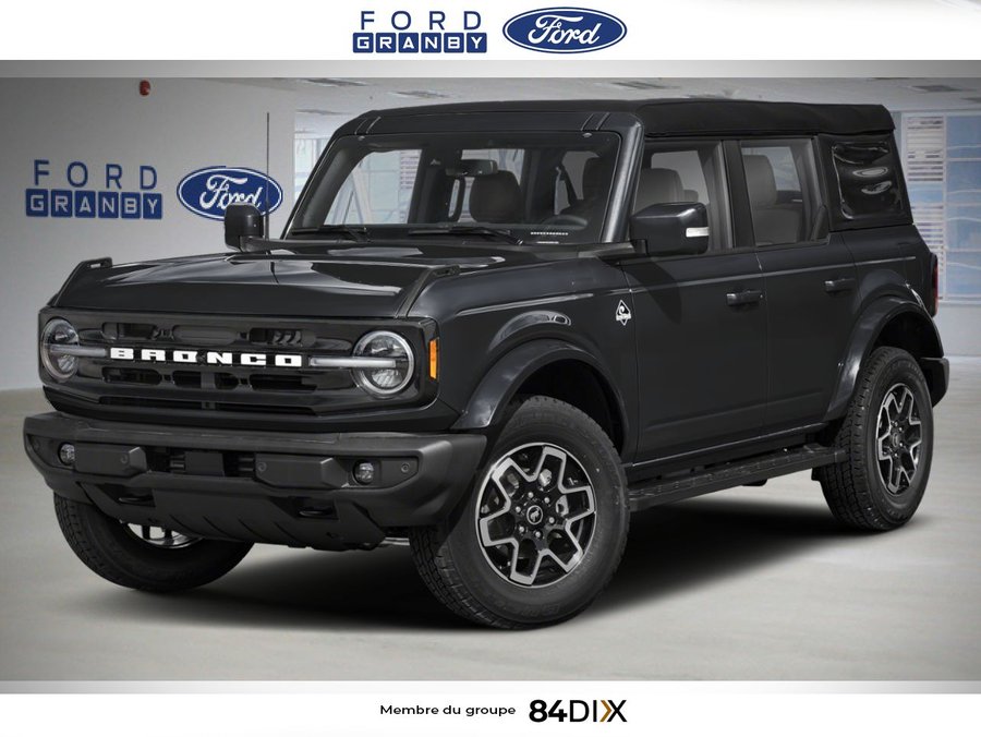 Ford Bronco Outer Banks 4 portes 4x4 2026 Noir ombre