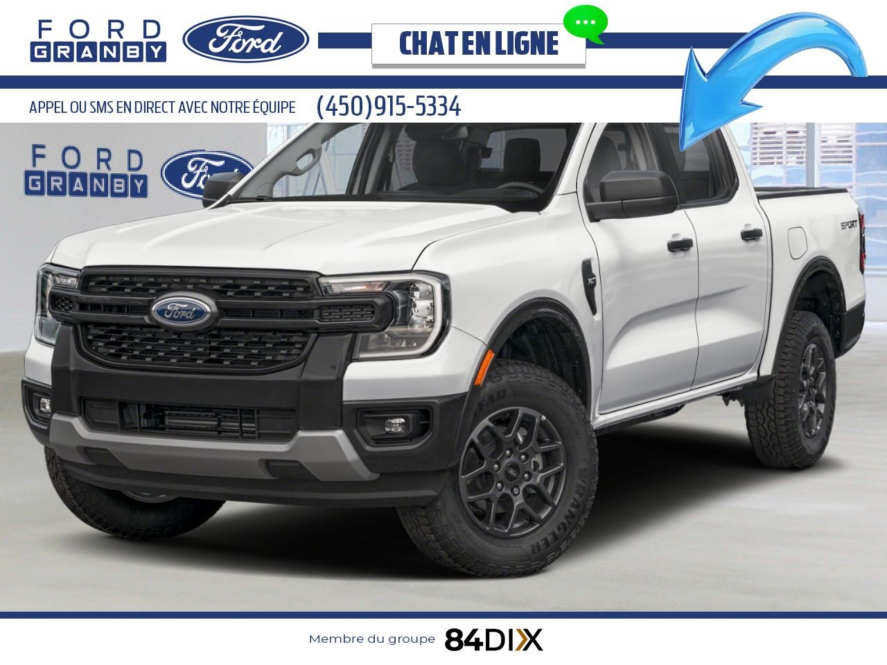 2025 Ford Ranger Oxford White Granby - photo #0