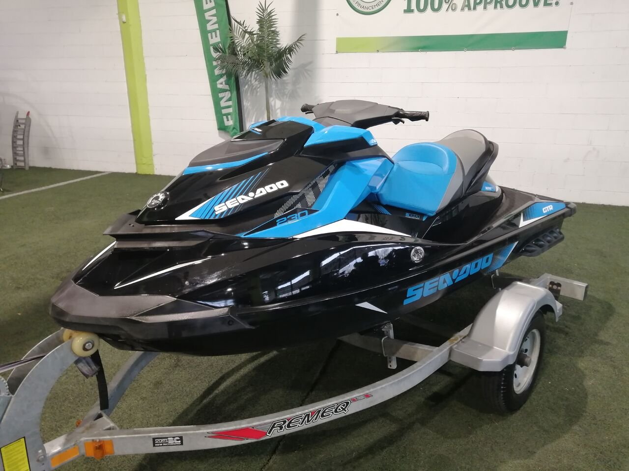 2019 Sea-Doo GTR Blue  - photo #1