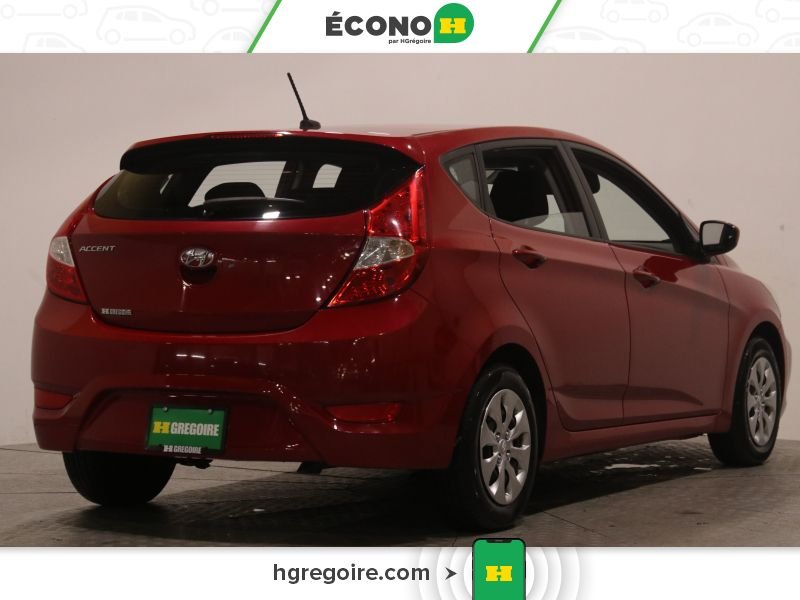 Hyundai Accent 822116 | GL AUTO GR ÉLEC A/C BLUETOOTH 2016 Rouge Laval - photo #7
