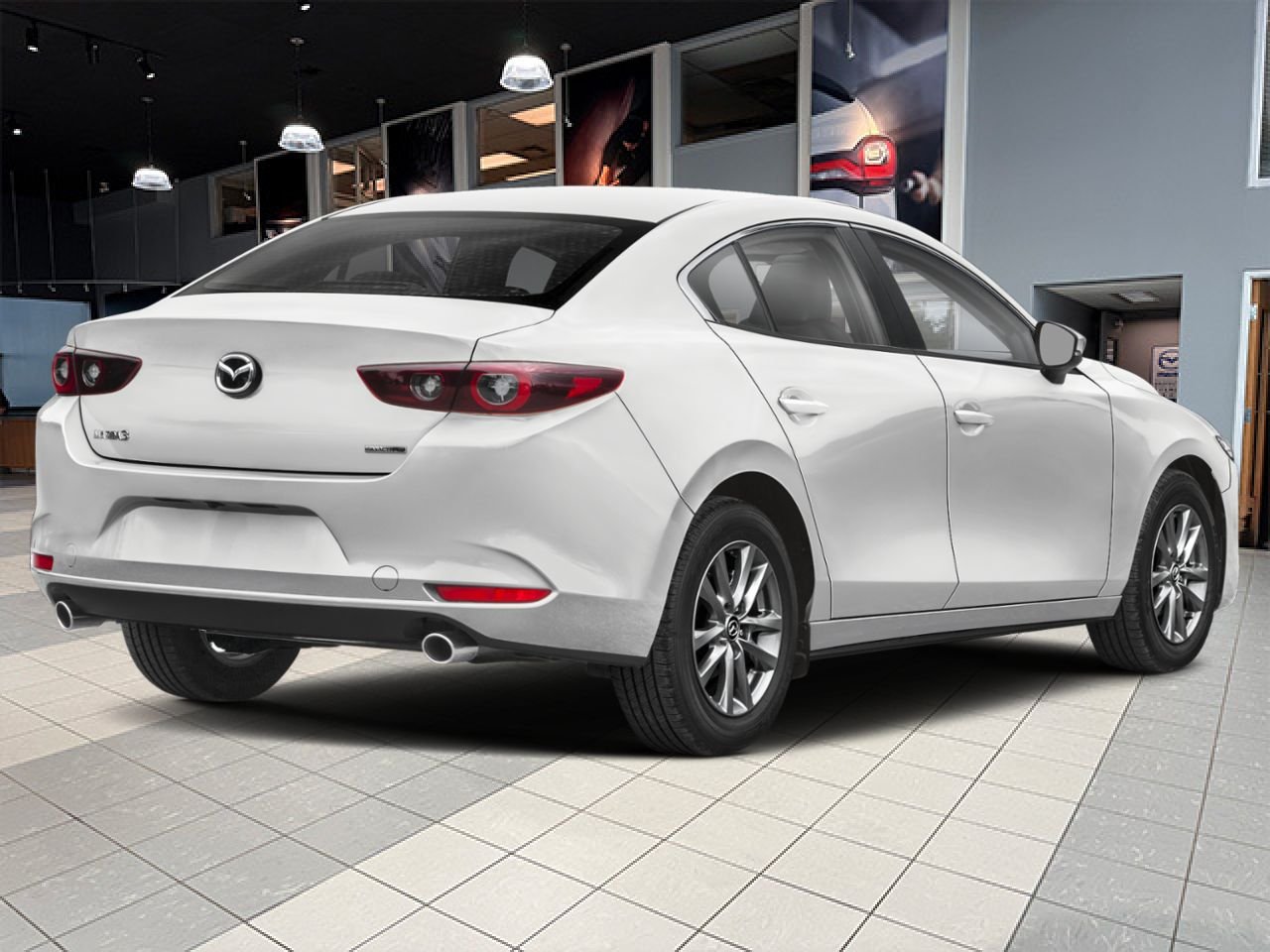 2026 MAZDA Mazda3 Snowflake White Pearl Notre-Dame-des-Prairies - photo #2