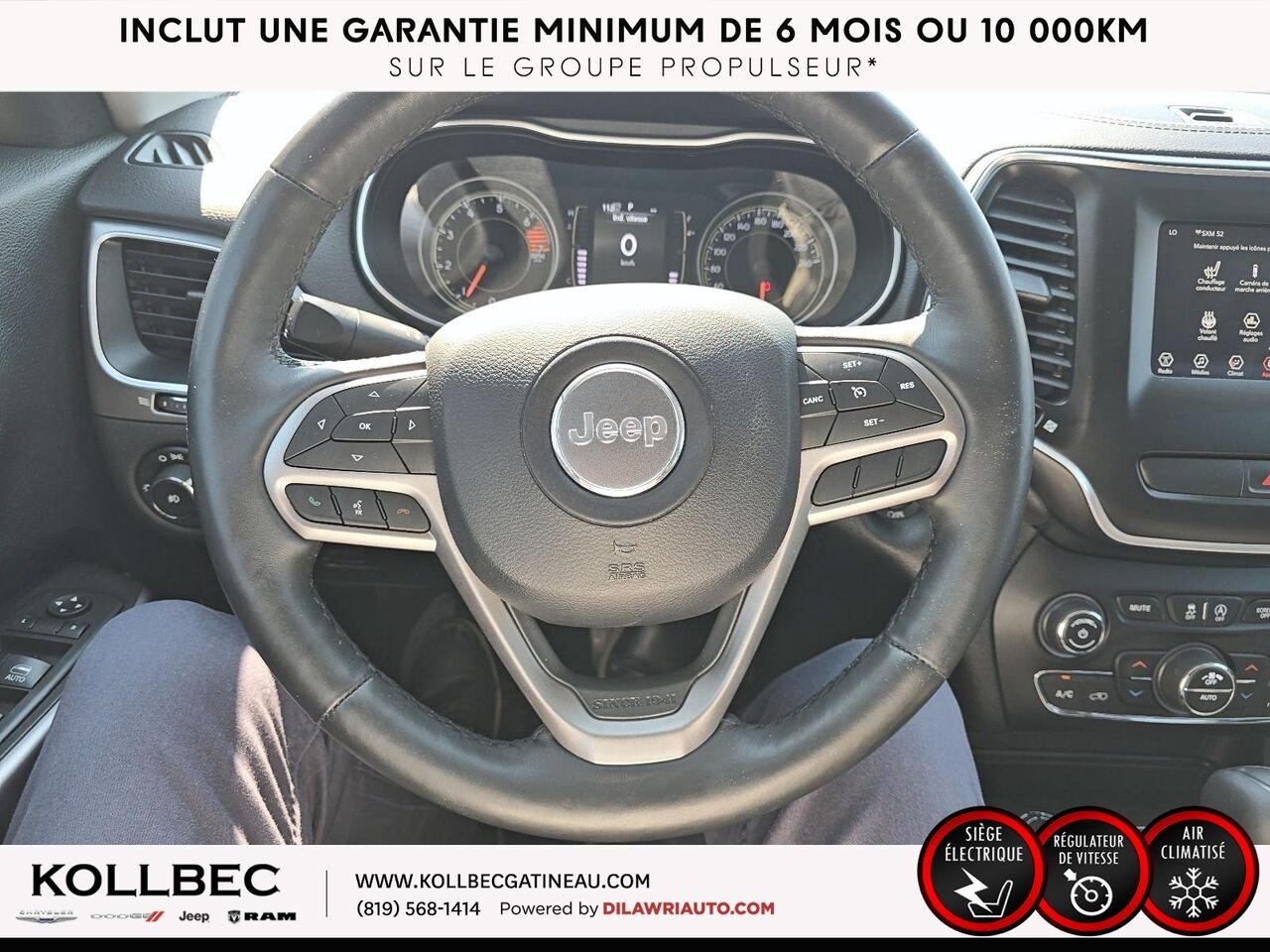 2019 JEEP CHEROKEE North 4x4 White Ottawa & Gatineau - photo #8
