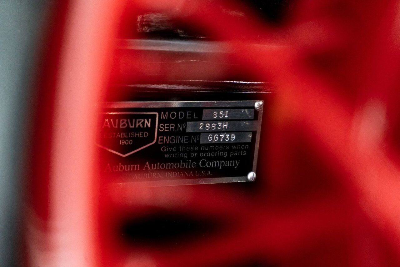 Auburn 851 Supercharge Phaeton **PRIX EN USD** 1935 Noir Montréal - photo #67