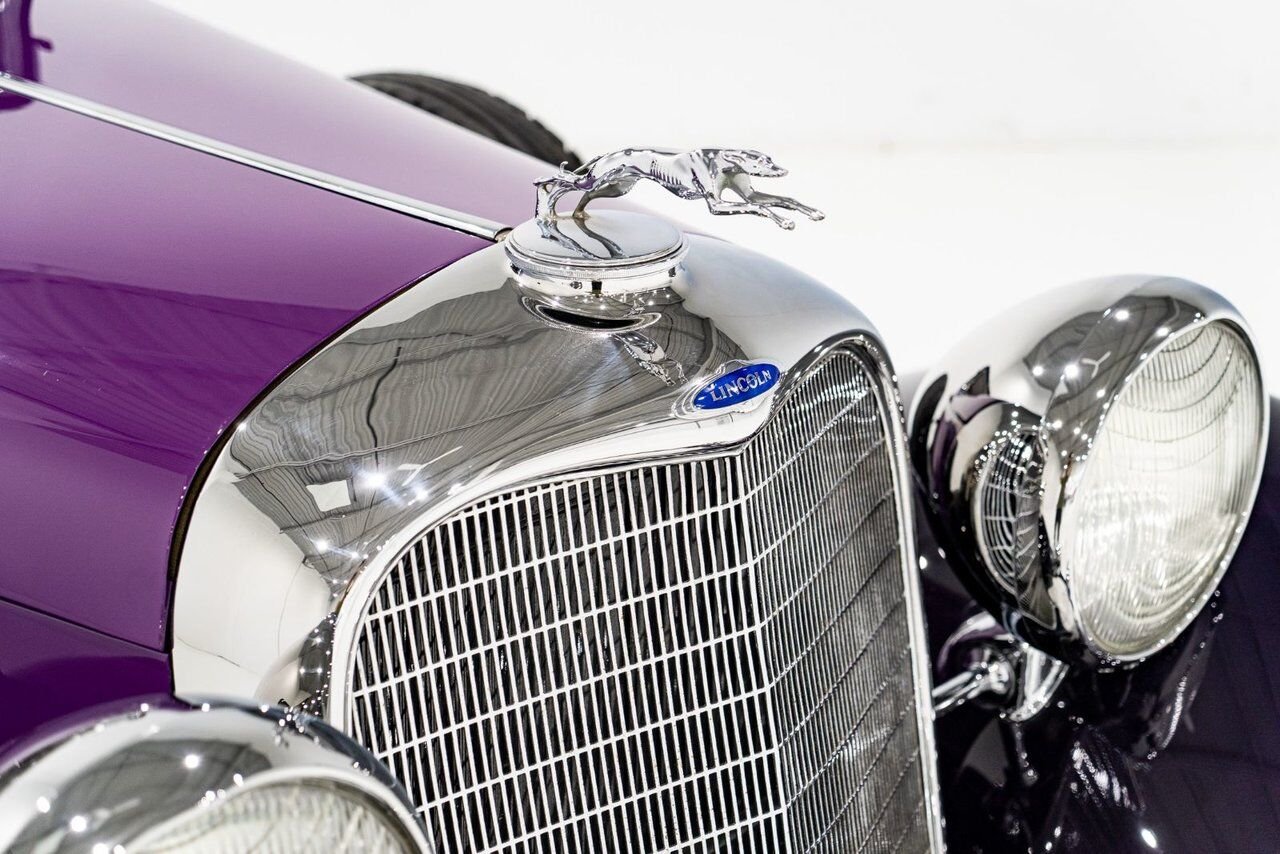 1933 Lincoln KB Victoria Coupe One Of 18 Built, And The Only Known Surviving **PRICE IN USD** Purple Montreal - photo #39