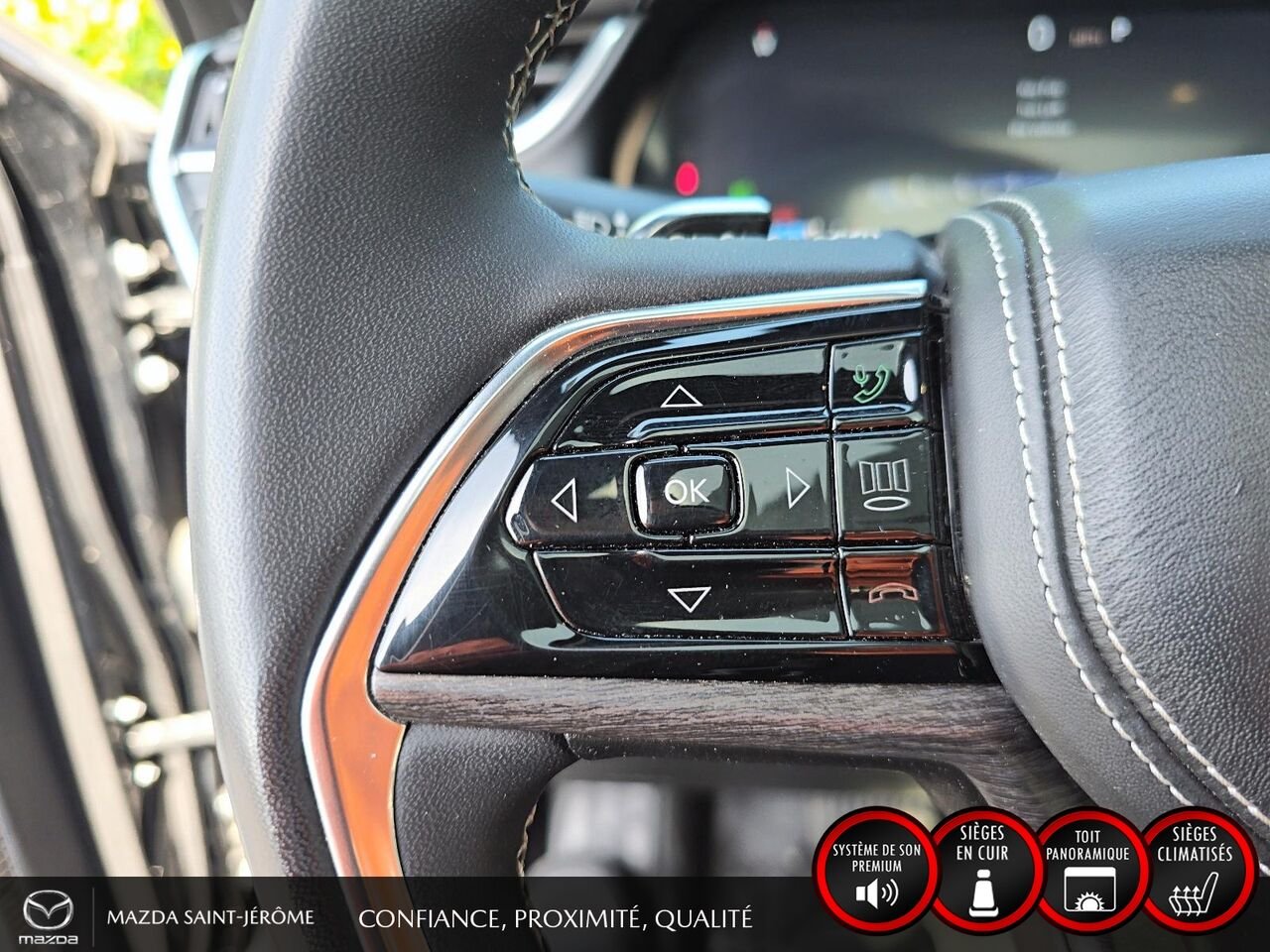 2023 Jeep Grand Cherokee Overland | TOIT PANORAMIQUE | AUDIO MCINTOSH | Black Saint-Jérôme - photo #13