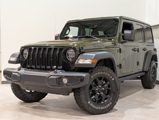 Jeep Wrangler Unlimited Willys 4x4 2022 Vert