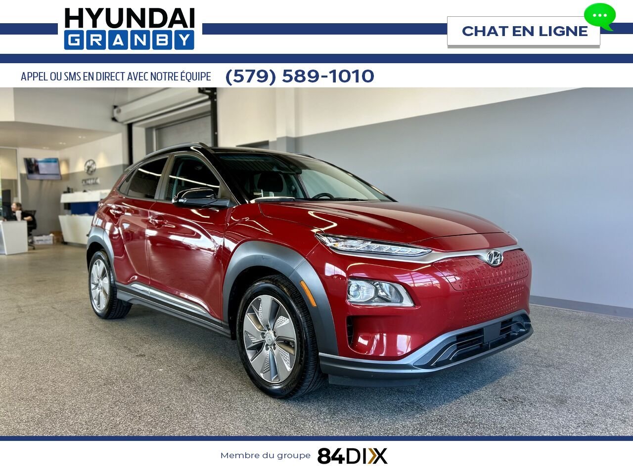 2021 Hyundai Kona Electric Red Granby - photo #0