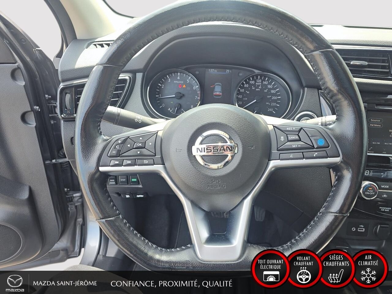 Nissan Qashqai SV | AWD | TOIT OUVRANT | MAGS | 2022 Gris Saint-Jérôme - photo #13