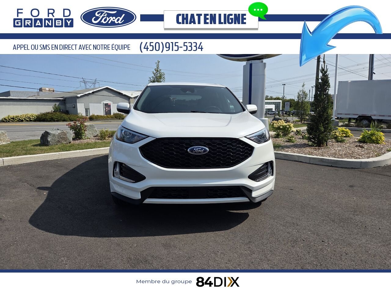2024 Ford Edge White Granby - photo #1