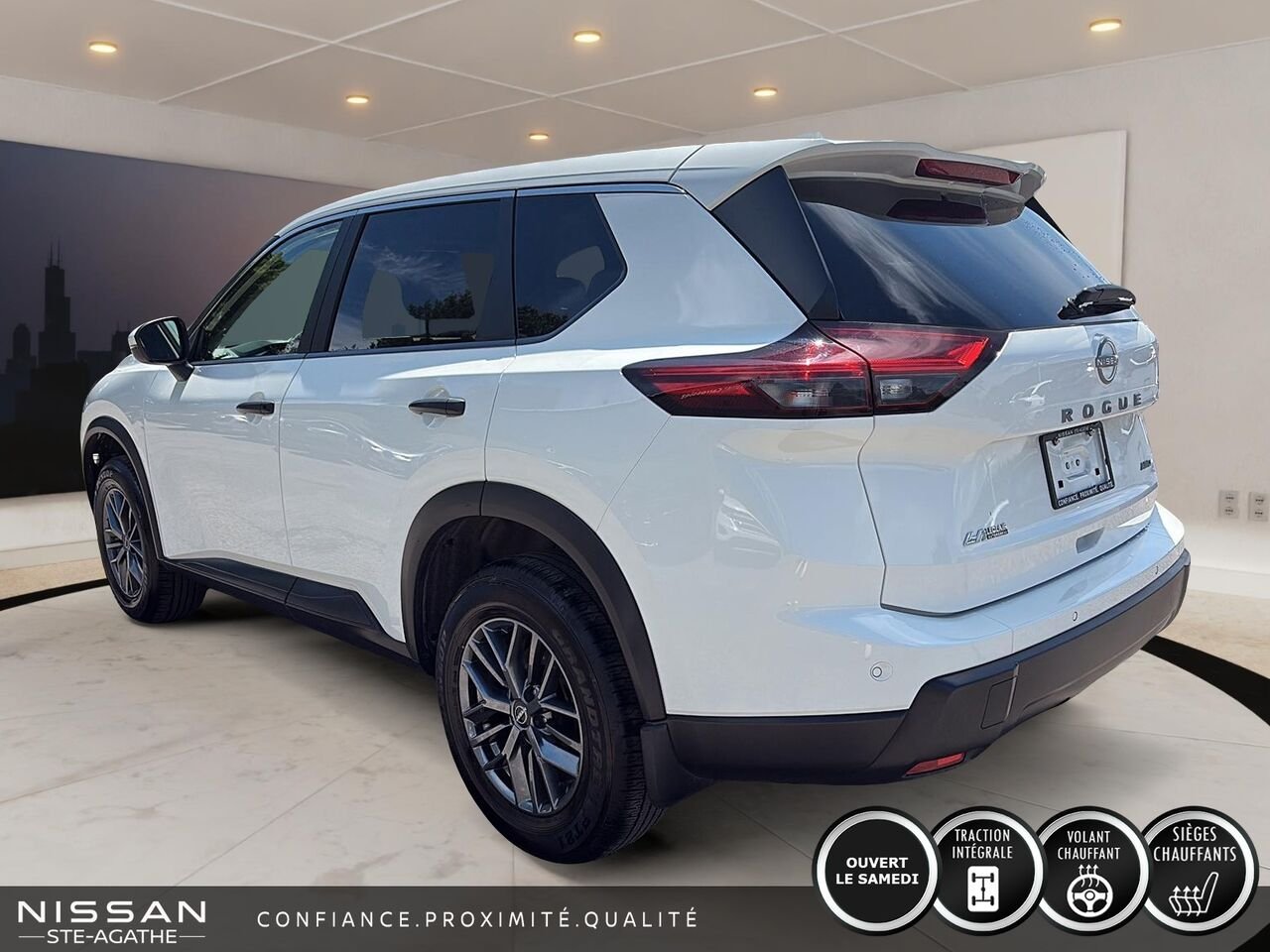 2024 Nissan Rogue S TI White Saint-Jérôme - photo #4