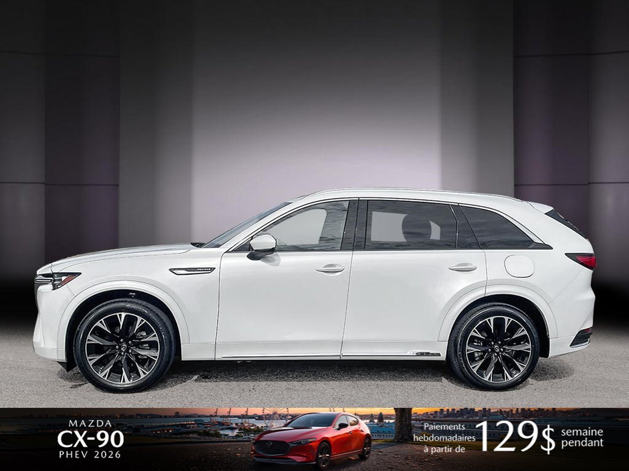 2026 Mazda CX-90 PHEV JM3KKEHA1T1408686 Rhodium White Metallic Mirabel - photo #2