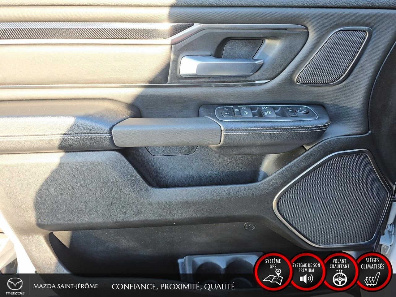 2022 Ram 1500 Sport | caisse de 5 pi 7 po | CUIR | 4X4 | White Saint-Jérôme - photo #13