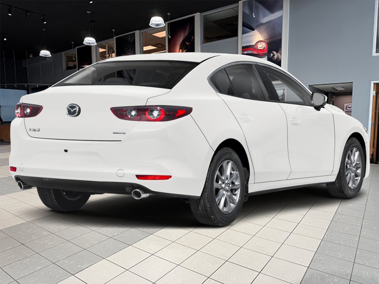 MAZDA Mazda3 2026 Blanc neige nacré Notre-Dame-des-Prairies - photo #1