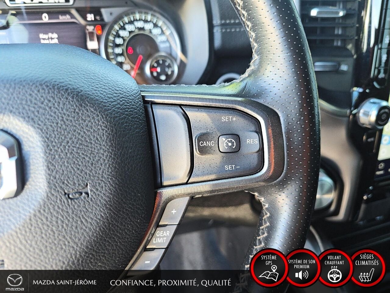 2022 Ram 1500 Sport | caisse de 5 pi 7 po | CUIR | 4X4 | White Saint-Jérôme - photo #16