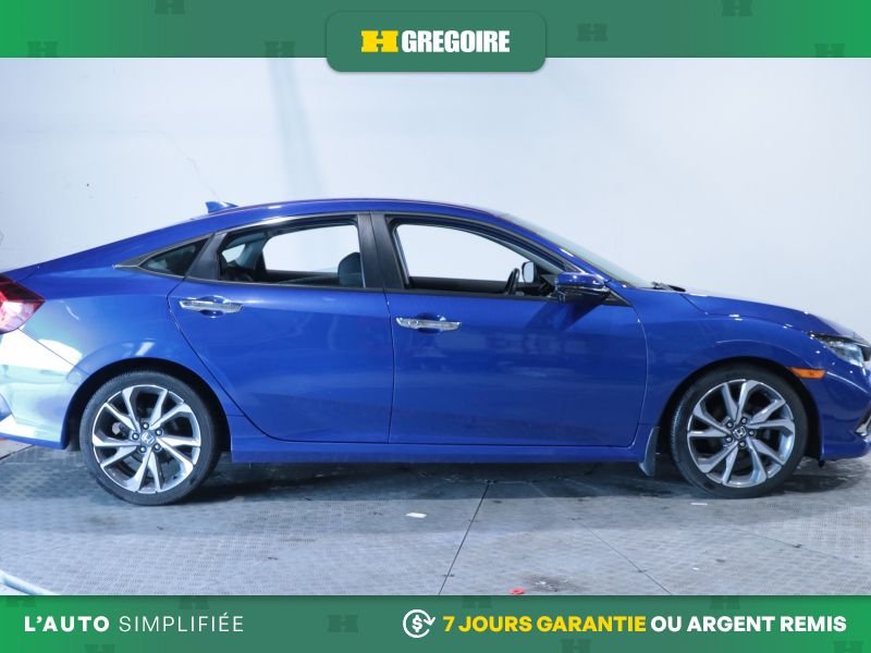 Honda Civic 820892 | TOURING AUTO A/ C CUIR TOIT GR ELECT MAGS CAM RECU 2019 Bleu Laval - photo #10
