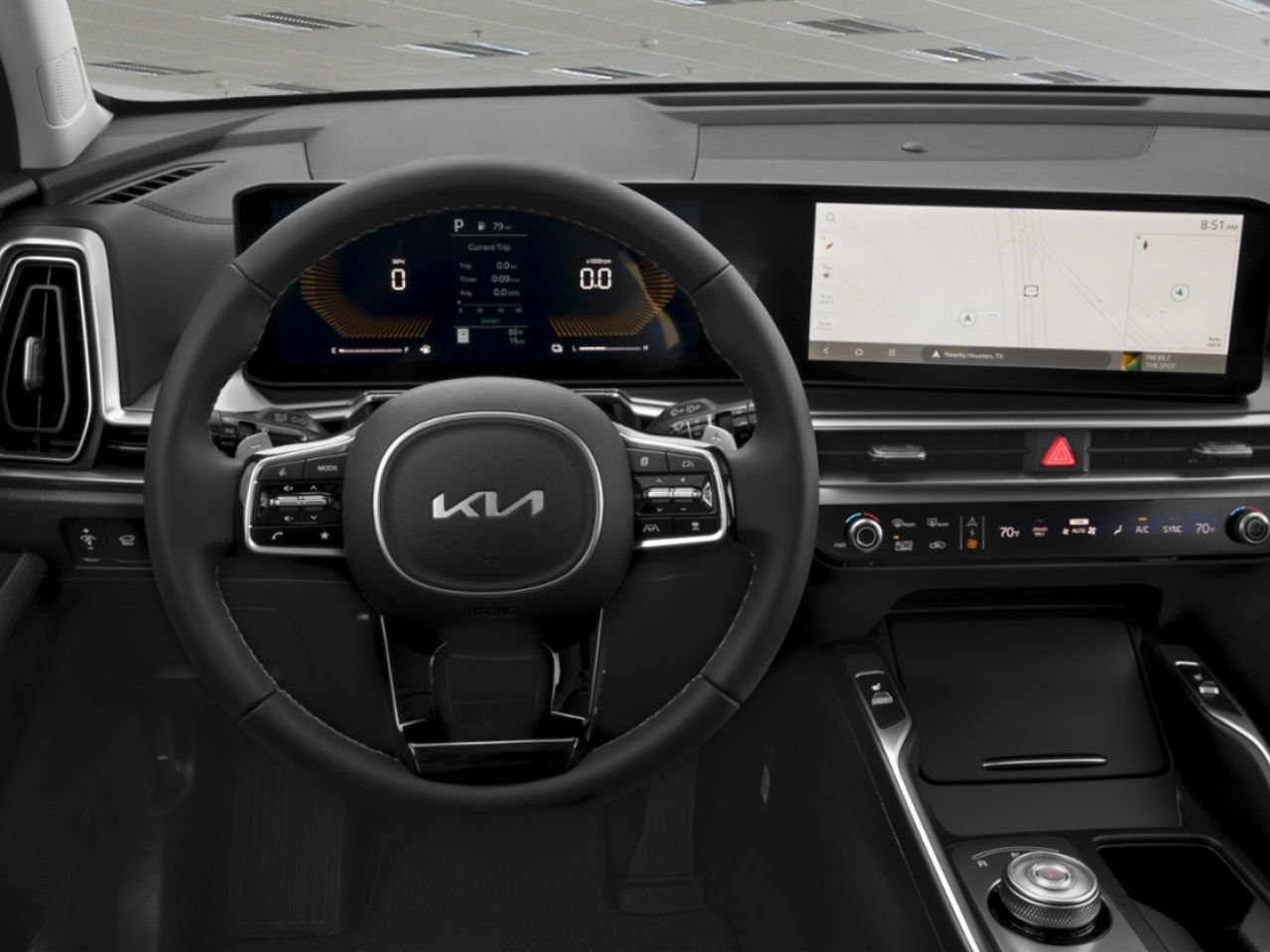 Kia Sorento hybride 2026 Gris interstellaire Nantes - photo #9