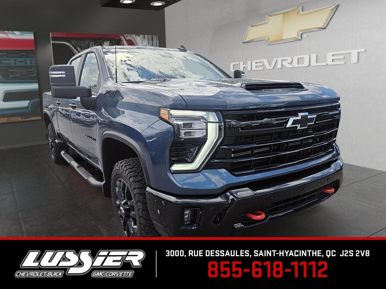 Blue 2026 Chevrolet Silverado 2500HD Pickup Truck Four-Wheel Drive Automatic