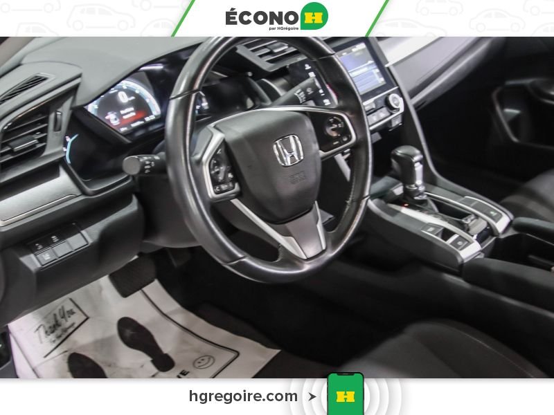 Honda Civic 730033A | SE AUTO A/C GR ELECT MAGS CAM RECUL BLUETOOTH 2018 Blanc Laval - photo #15