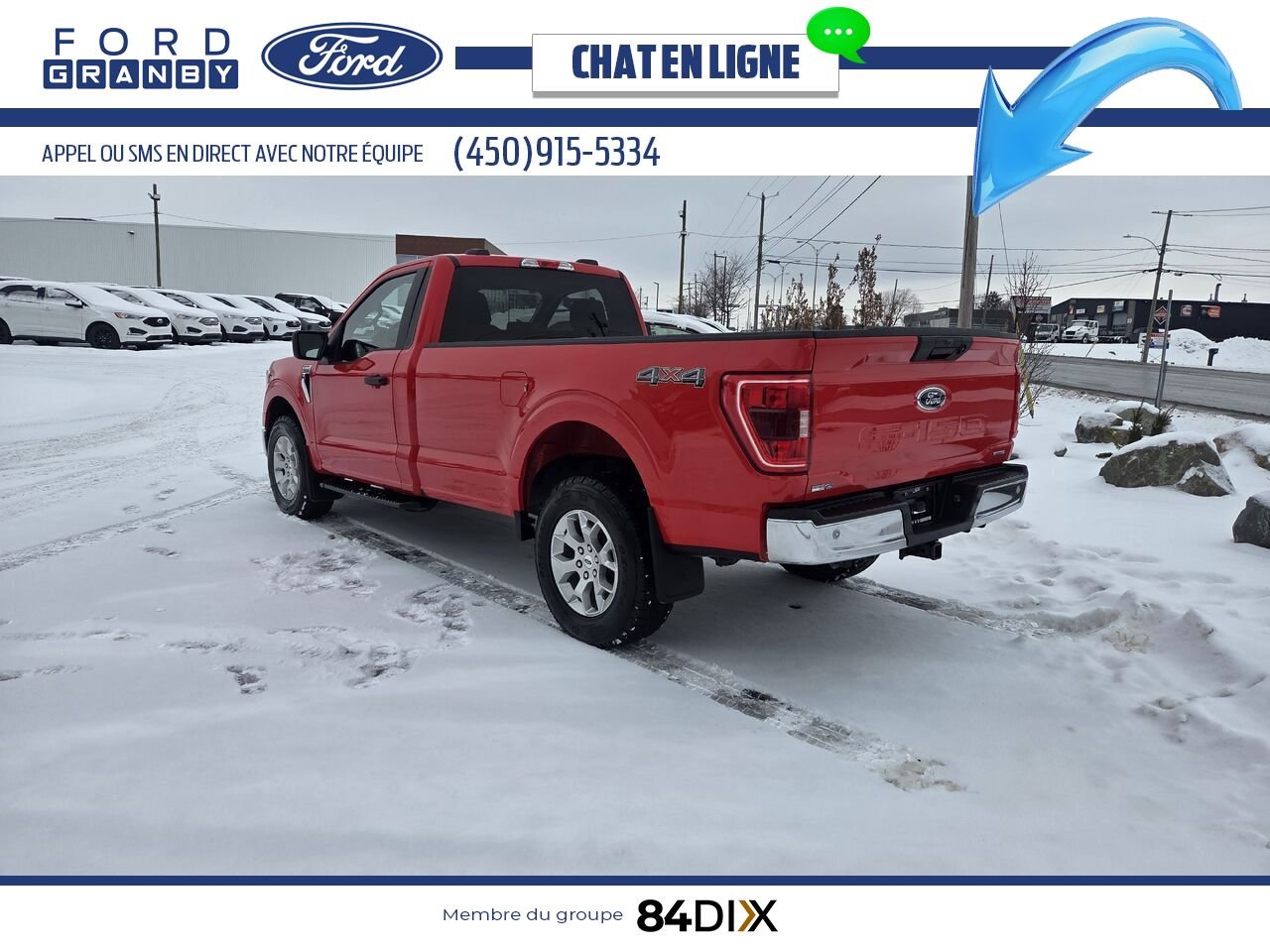 2022 Ford F-150 Red Granby - photo #4