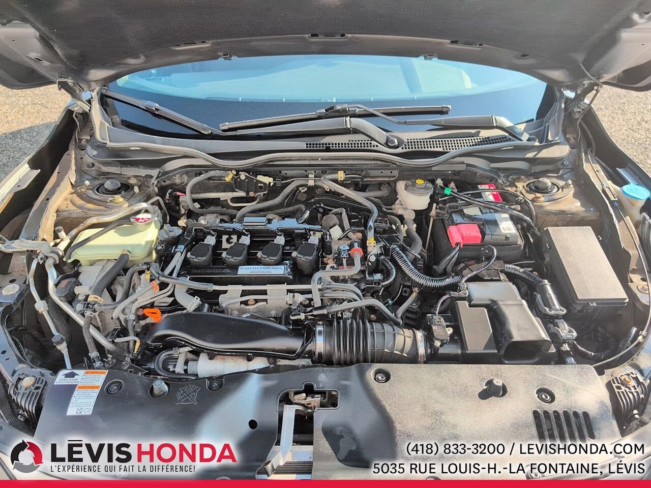 Honda Civic Hayon LX LX 5 portes BM 2017 Gris Lévis - photo #15