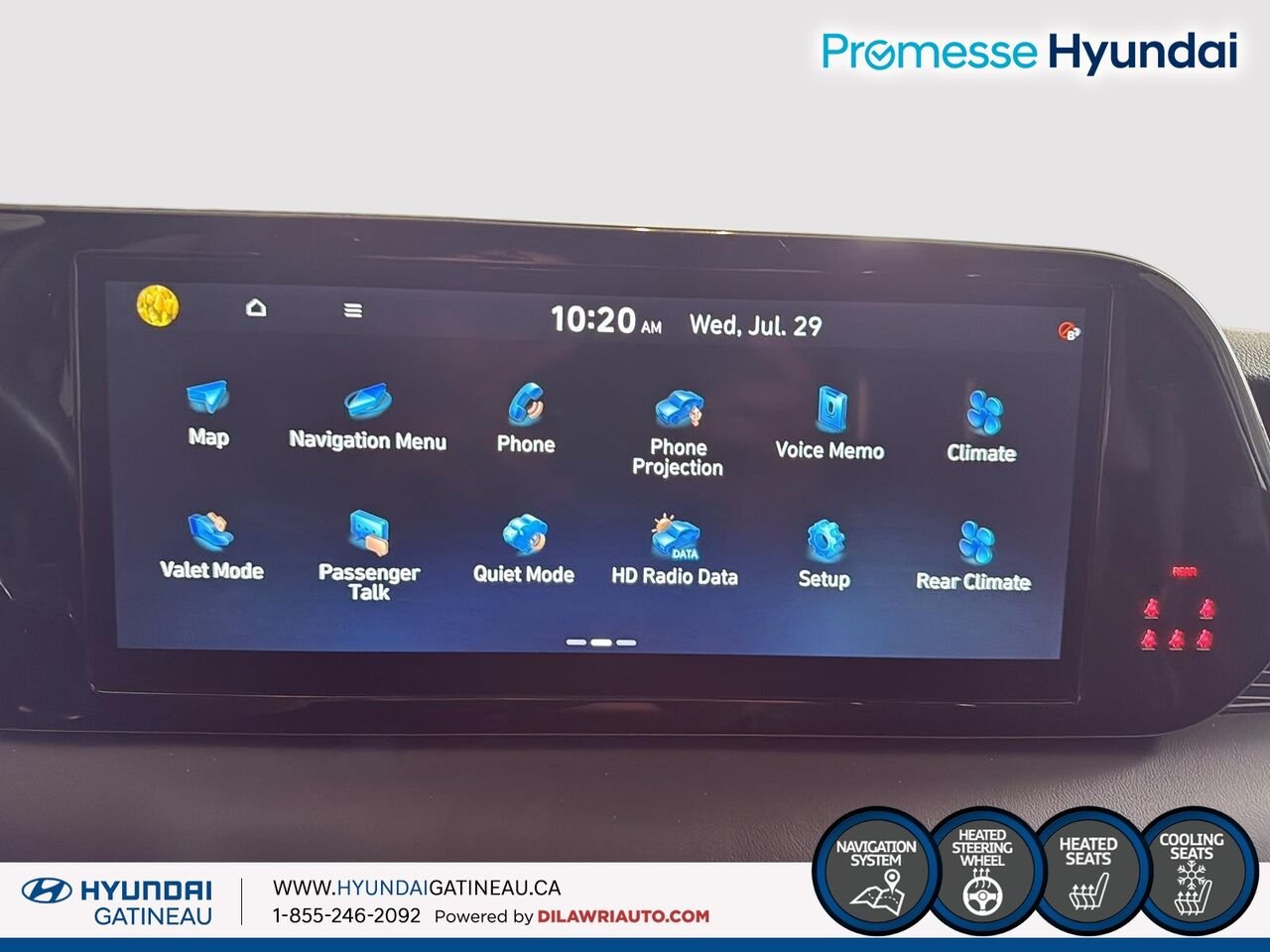 2025 Hyundai Palisade Ultimate Calligraphy *** BLACK EDITION , toute equipe , bas millage *** Black Ottawa & Gatineau - photo #15