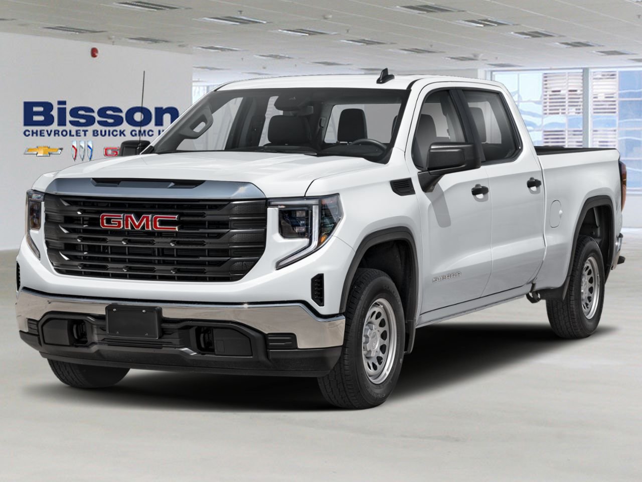 GMC Sierra 1500 Pro cabine multiplace 4RM 157 po 2026 Blanc sommet Thetford Mines - photo #0