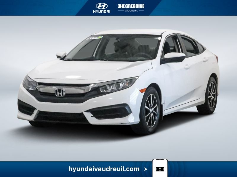 Honda Civic 2018 Blanc Laval - photo #4