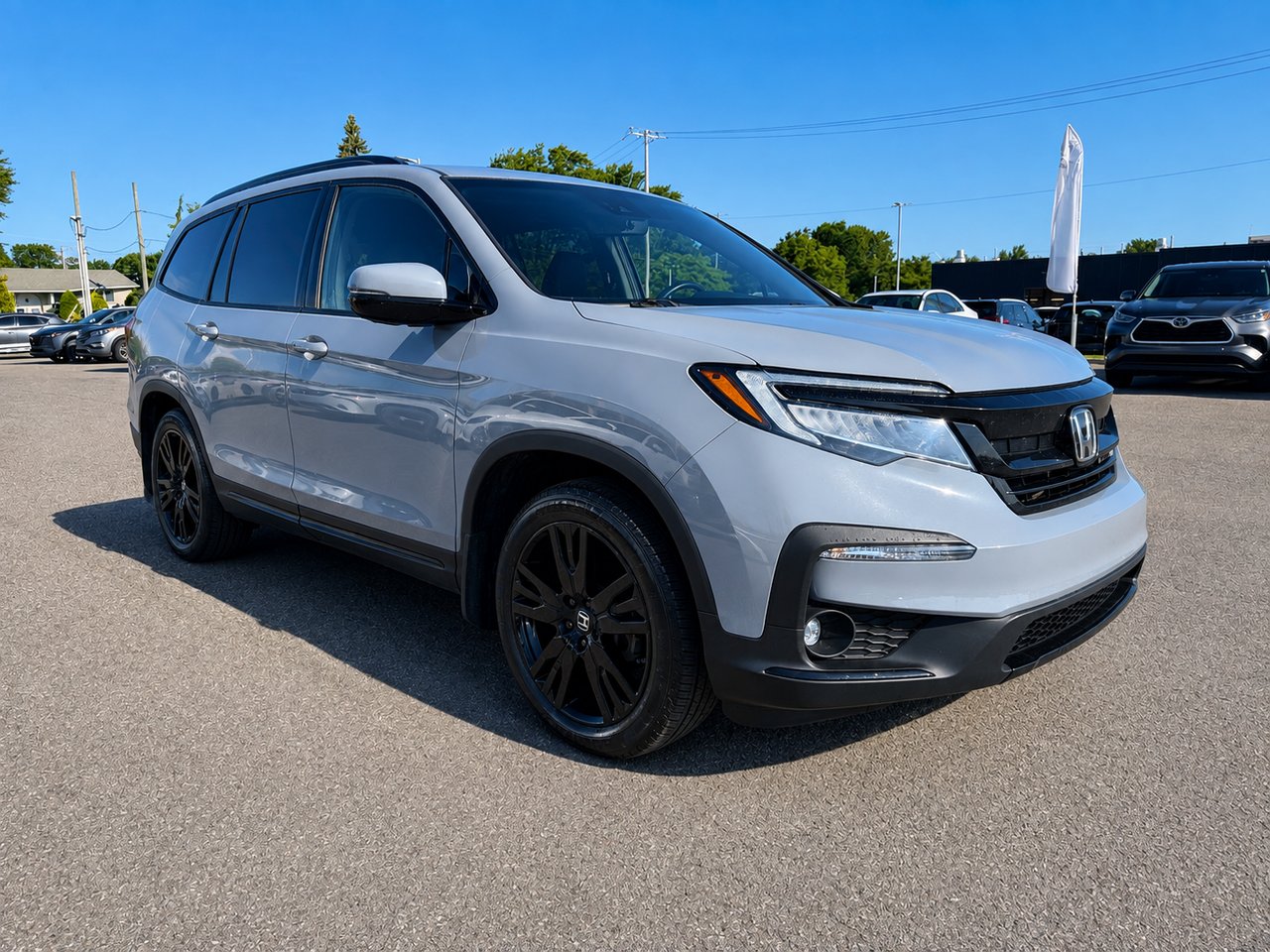 2022 Honda Pilot Black Edition Grey Châteauguay - photo #3