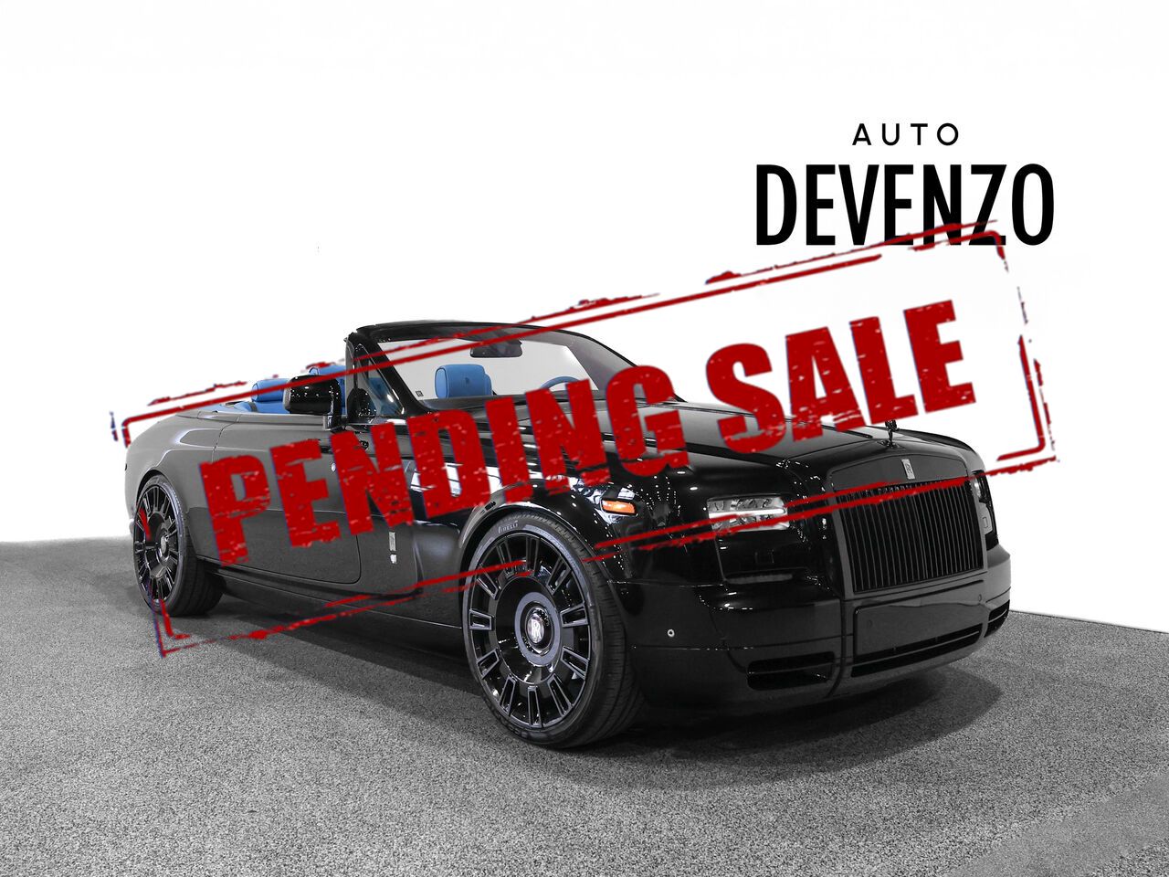 Black 2014 Rolls-Royce Phantom Drophead Coupe Convertible Rear-Wheel Drive Automatic