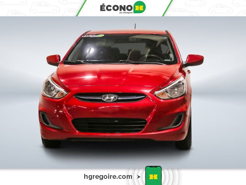 2016 Hyundai Accent Red Blainville - photo #1