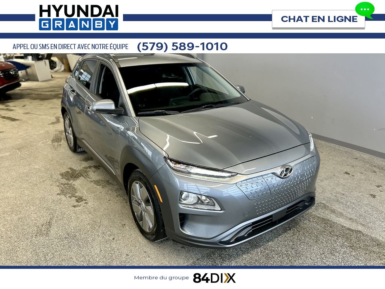 2021 Hyundai Kona Electric Grey Granby - photo #1
