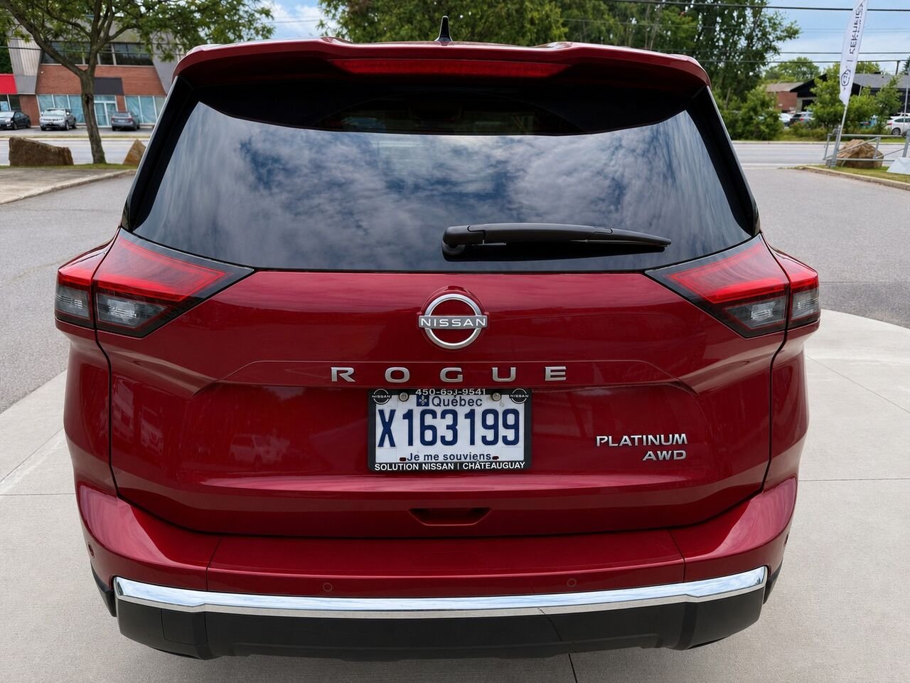 2026 NISSAN Rogue ROGUE PLATINE Scarlet Ember Tintcoat Châteauguay - photo #4