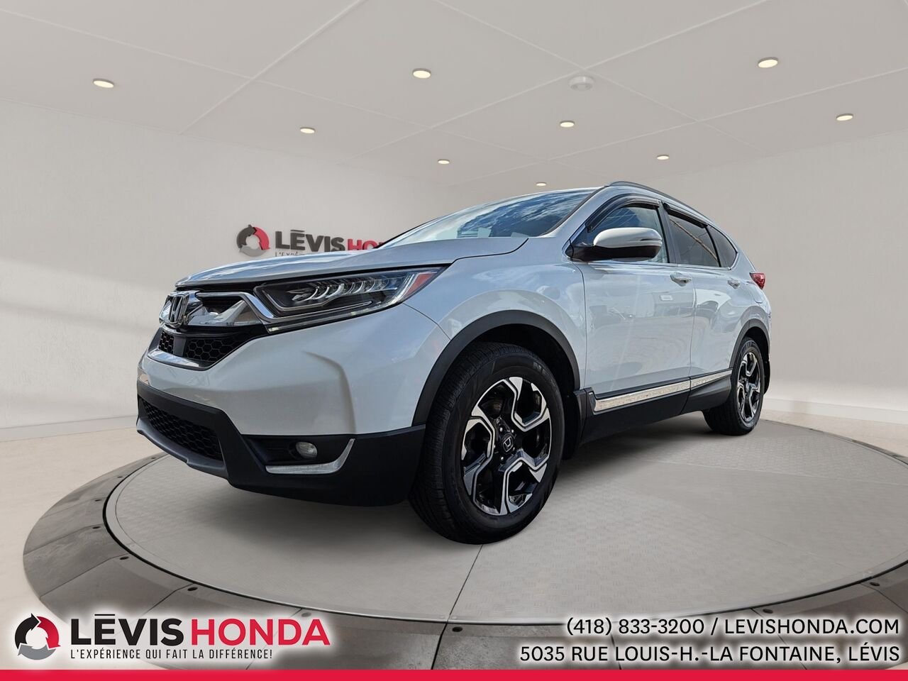 Honda CR-V Touring AWD Touring Traction Intégrale 2018 Blanc Lévis - photo #0