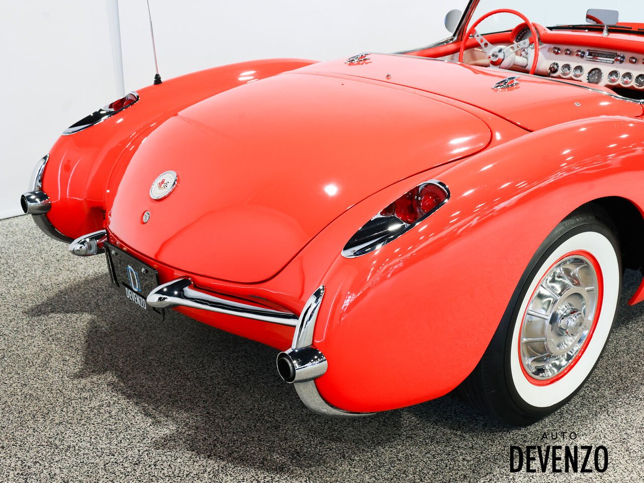 Chevrolet Corvette 1957 Rouge Saint-Eustache - photo #5