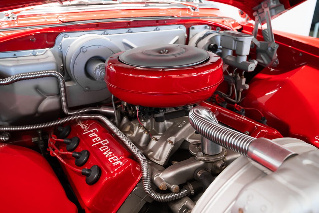 1955 Chrysler New Yorker PRIX IN USD St.Regis | CAR IN MILES Red Montreal - photo #23