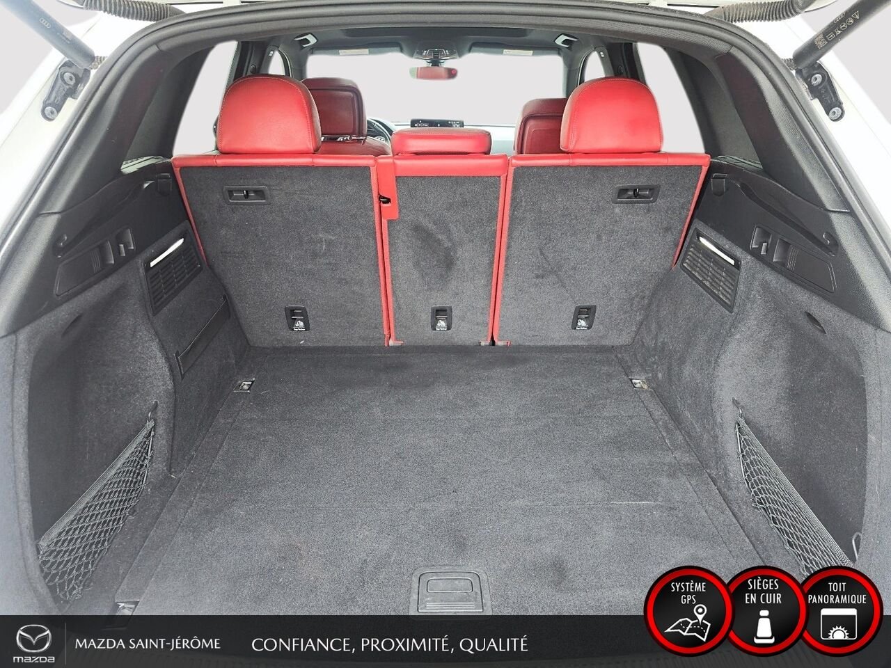 2022 Audi SQ5 Progressiv 3.0 TFSI quattro | CUIR ROUGE | TOIT PANO | White Saint-Jérôme - photo #24